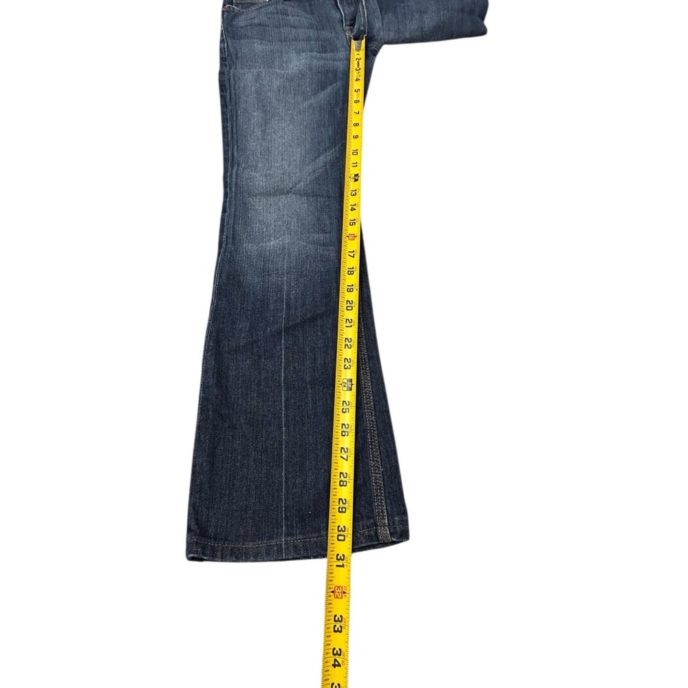7 For All Mankind Women's Dark Blue Boot Cut Jeans - Picture 8 of 9
